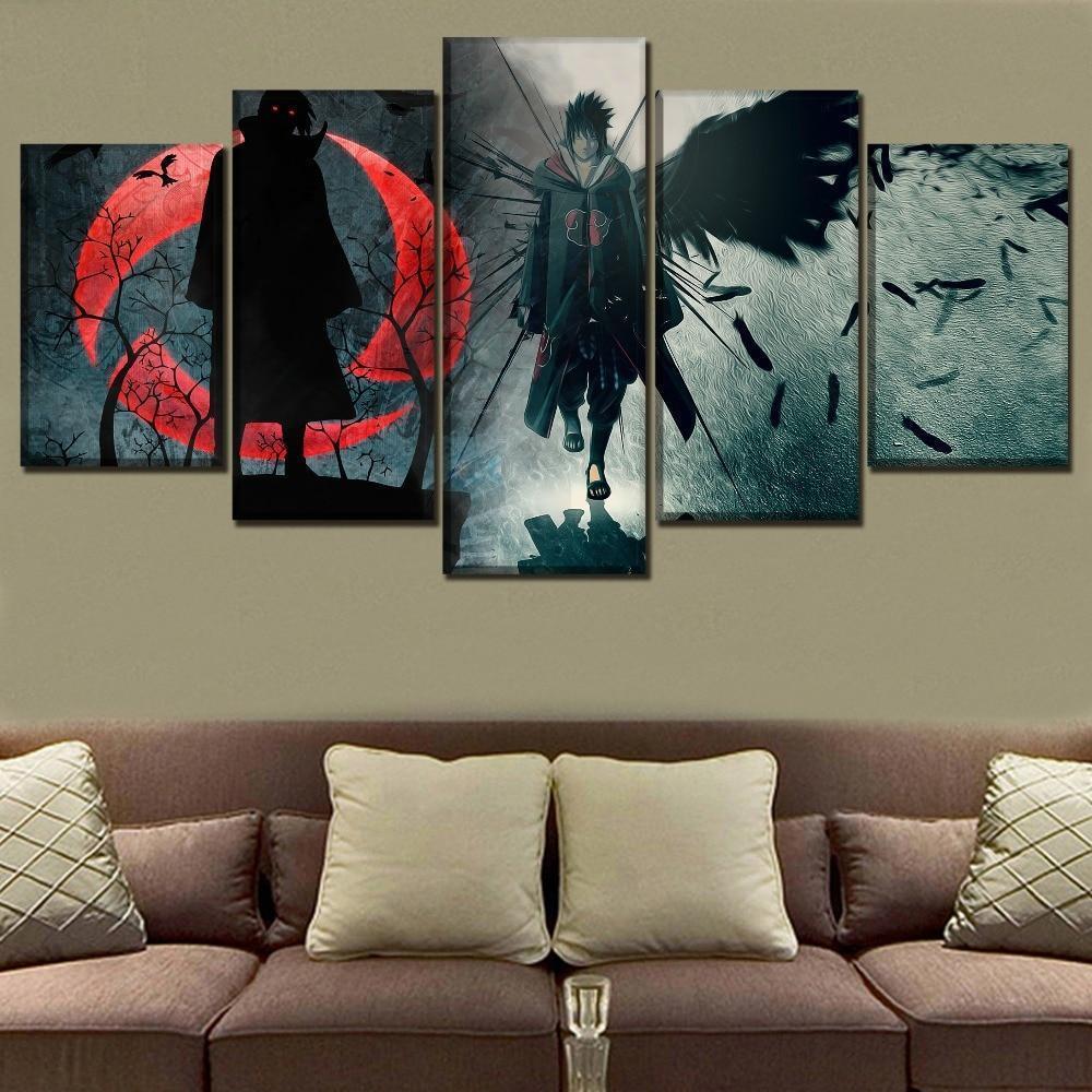 Naruto Itachi Uchiha 2 Anime Canvas Wall Art