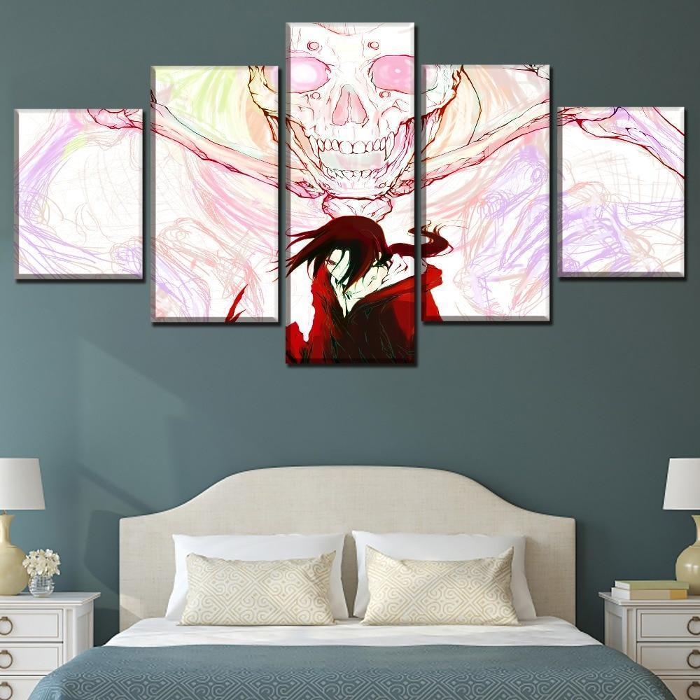 Naruto Itachi Uchiha And Susanoo Skull  Anime Canvas Wall Art