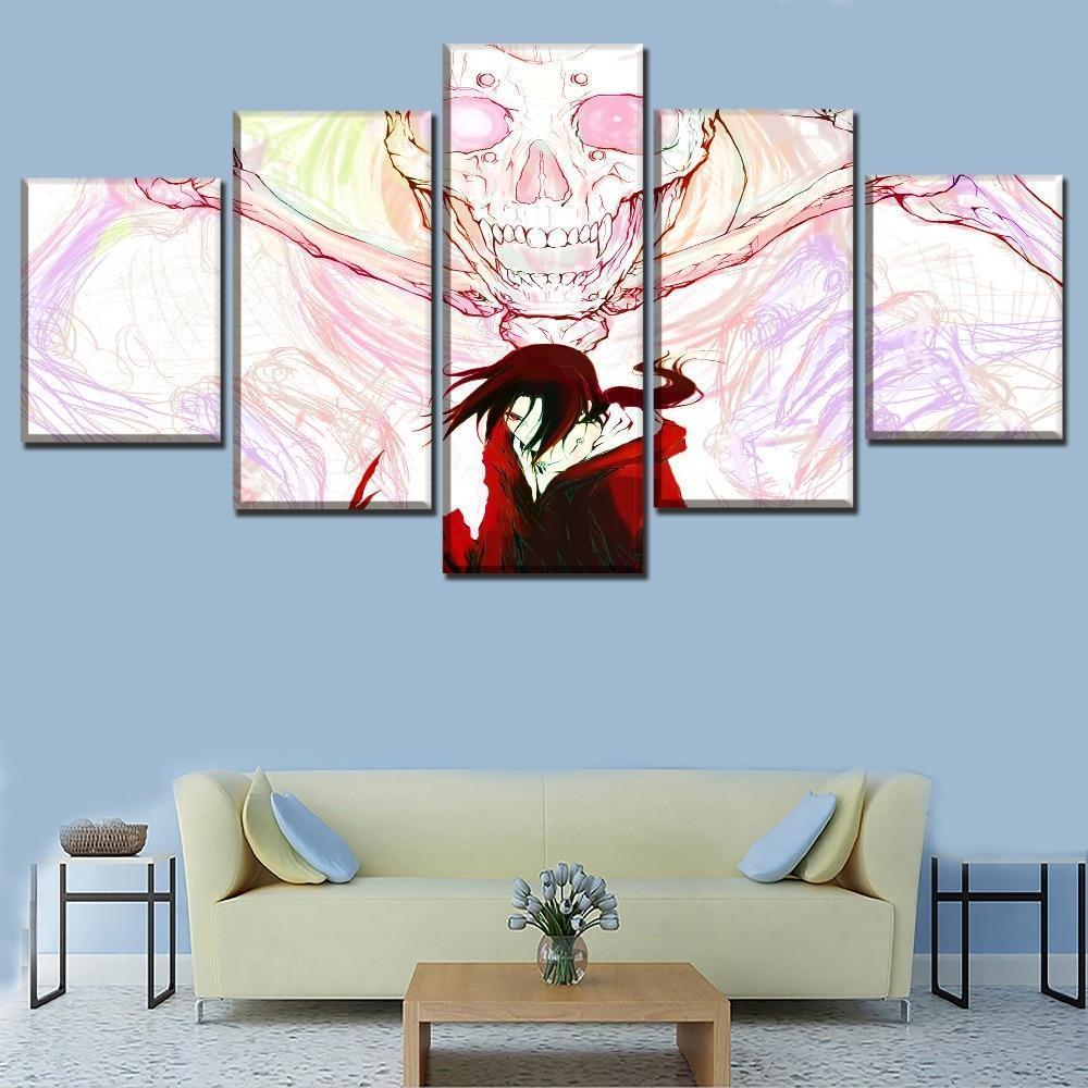 Naruto Itachi Uchiha And Susanoo Skull  Anime Canvas Wall Art