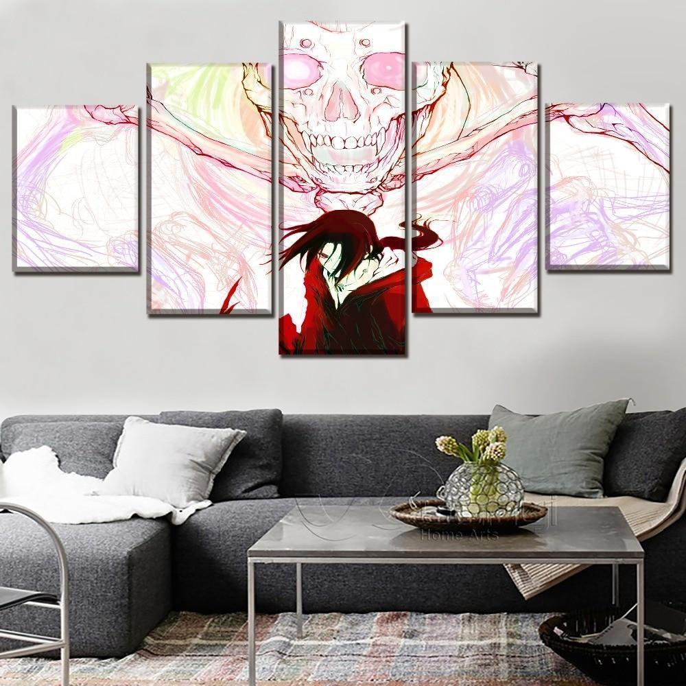 Naruto Itachi Uchiha And Susanoo Skull  Anime Canvas Wall Art