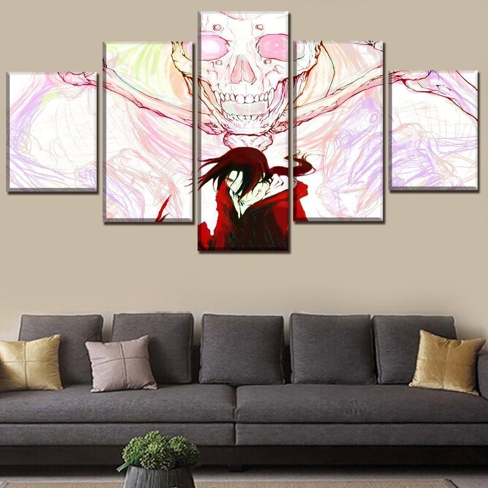 Naruto Itachi Uchiha And Susanoo Skull  Anime Canvas Wall Art