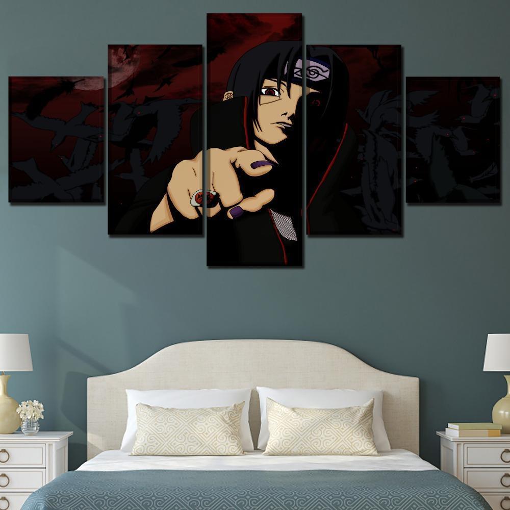 Naruto Itachi Uchiha Anime Canvas Wall Art