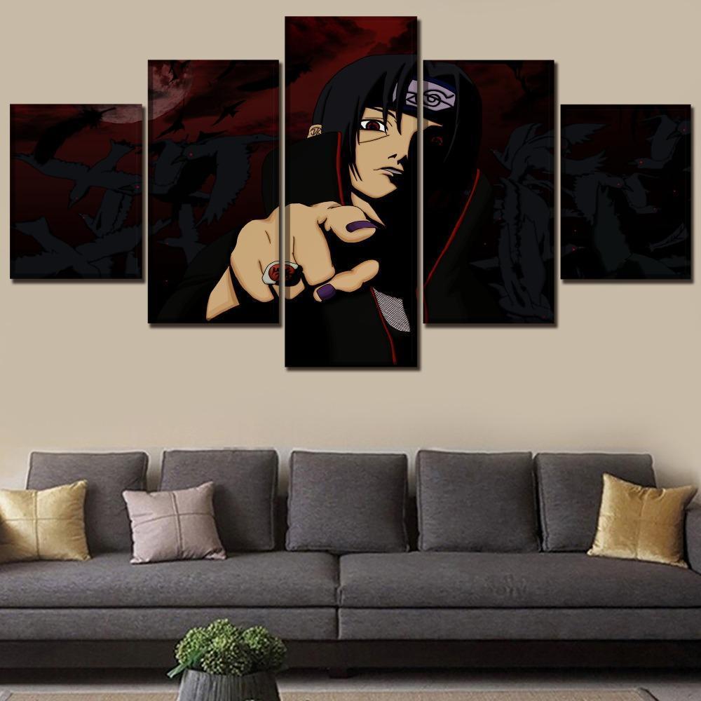 Naruto Itachi Uchiha Anime Canvas Wall Art