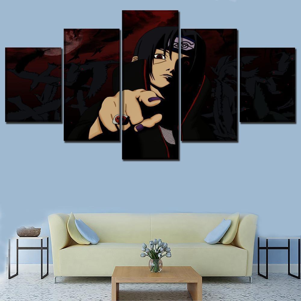 Naruto Itachi Uchiha Anime Canvas Wall Art