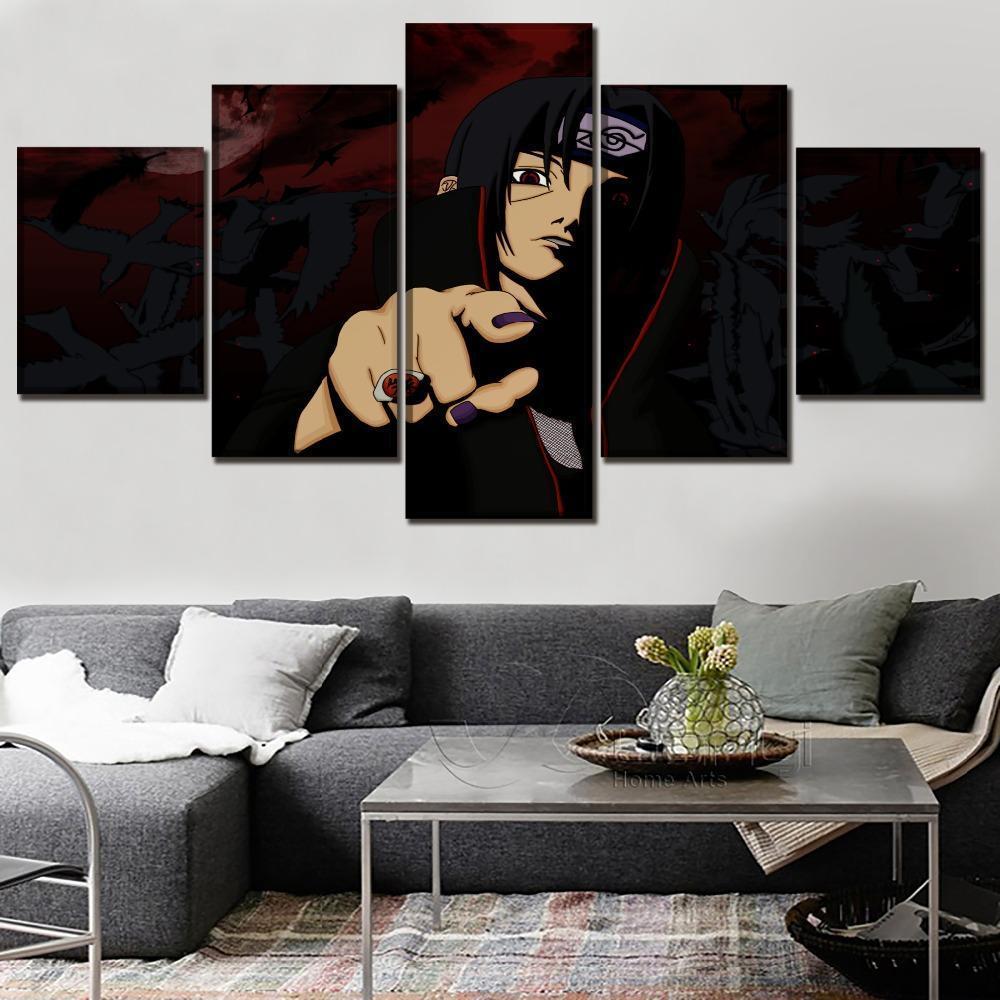 Naruto Itachi Uchiha Anime Canvas Wall Art
