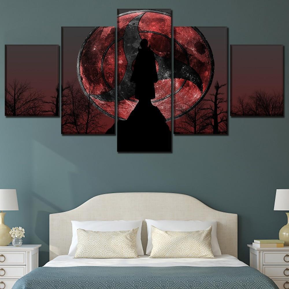 Naruto Itachi Uchiha Poster  Anime Canvas Wall Art