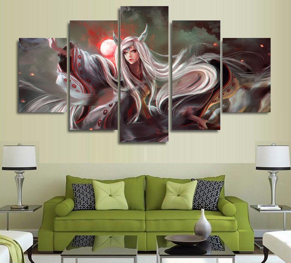 Naruto Kaguya Otsutsuki Anime Canvas Wall Art