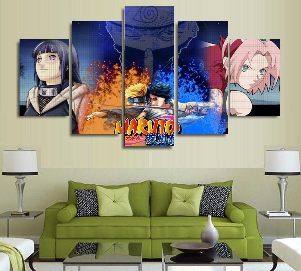 Naruto Kakashi Hatake Uzumaki Sakura  Anime Canvas Wall Art