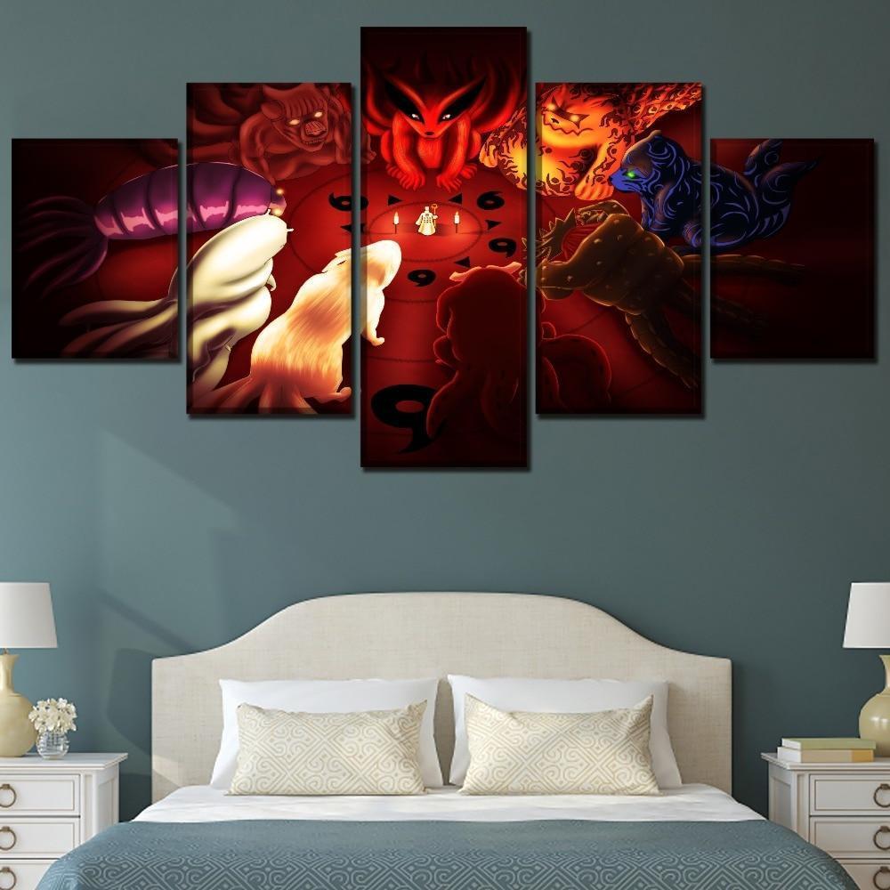 Naruto Kurama Sage of Six Paths Anime Canvas Wall Art