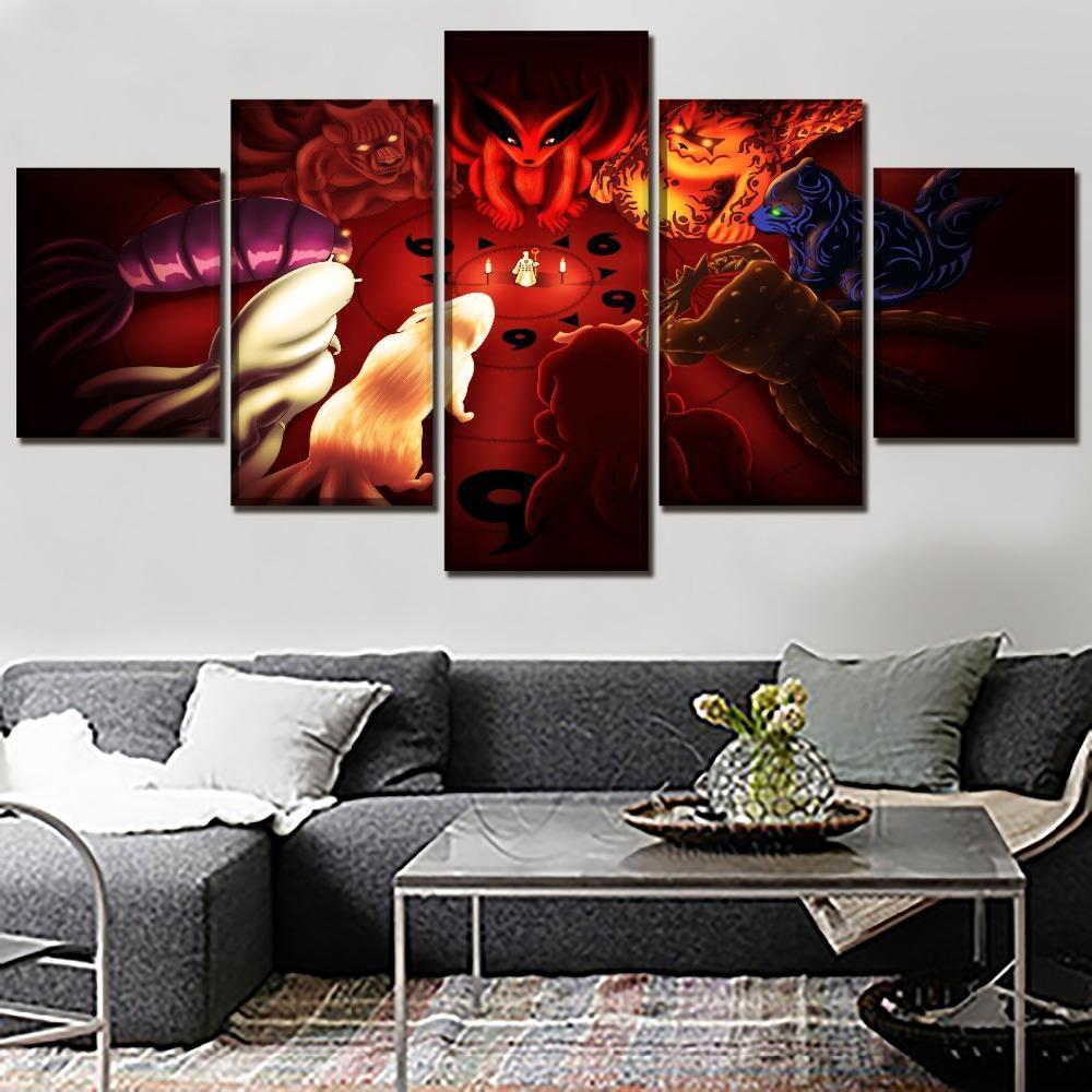 Naruto Kurama Sage of Six Paths Anime Canvas Wall Art