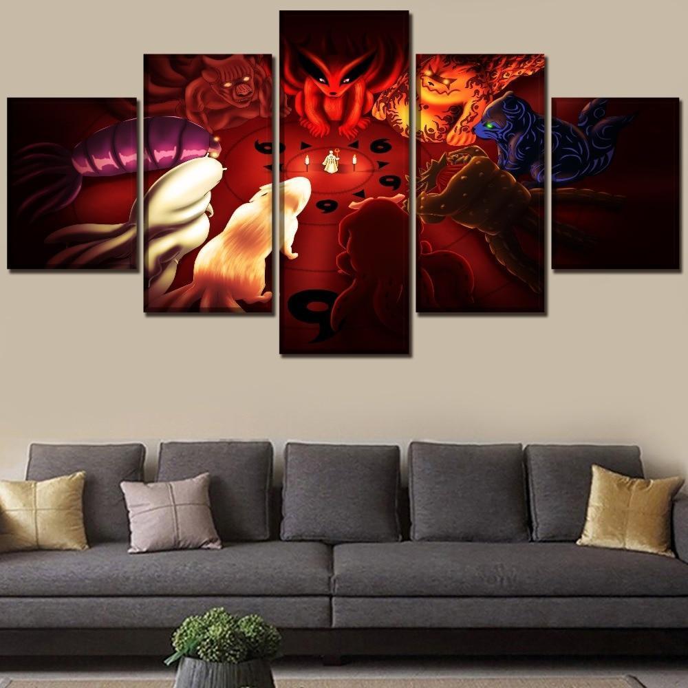 Naruto Kurama Sage of Six Paths Anime Canvas Wall Art