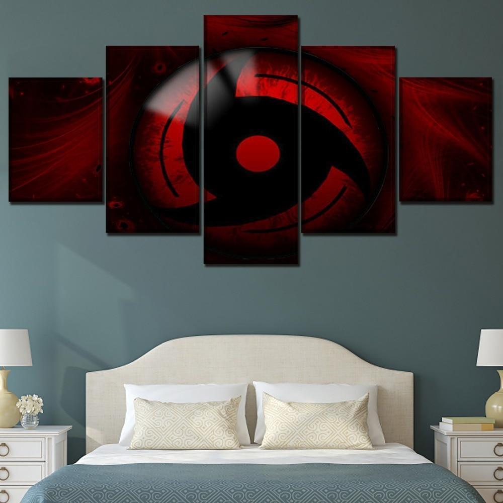 Naruto Mangekyo Sharingan Anime Canvas Wall Art