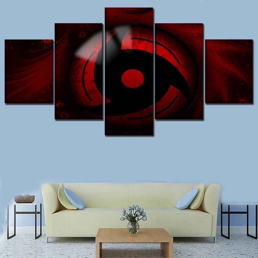 Naruto Mangekyo Sharingan Anime Canvas Wall Art