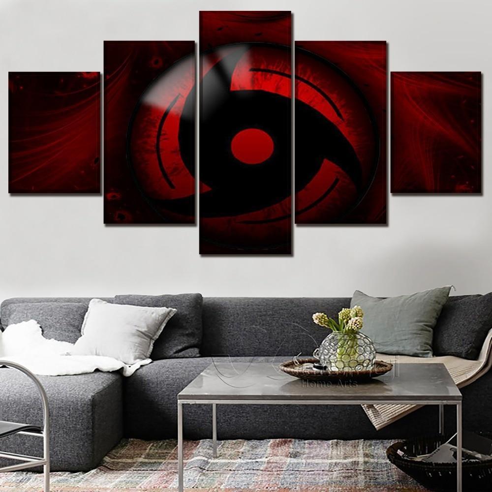 Naruto Mangekyo Sharingan Anime Canvas Wall Art