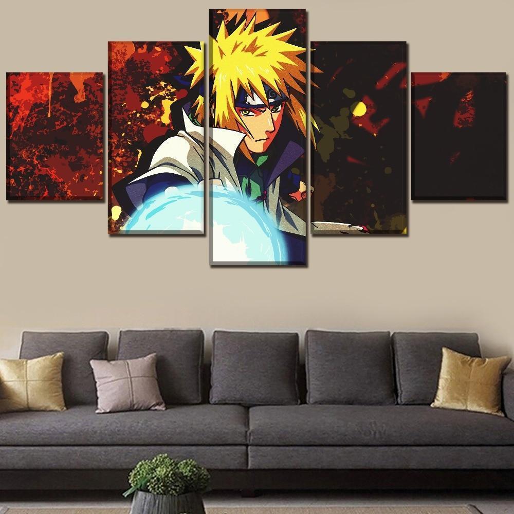 Naruto Minato Namikaze Anime Canvas Wall Art