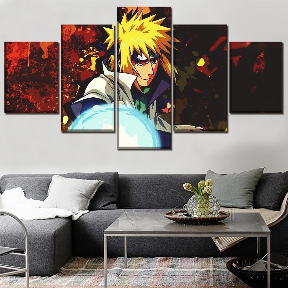 Naruto Minato Namikaze Anime Canvas Wall Art