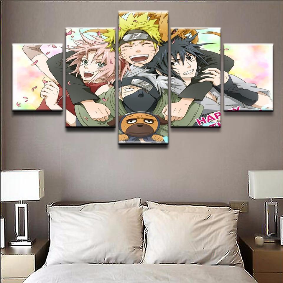 Naruto Role 3 Anime Canvas Wall Art
