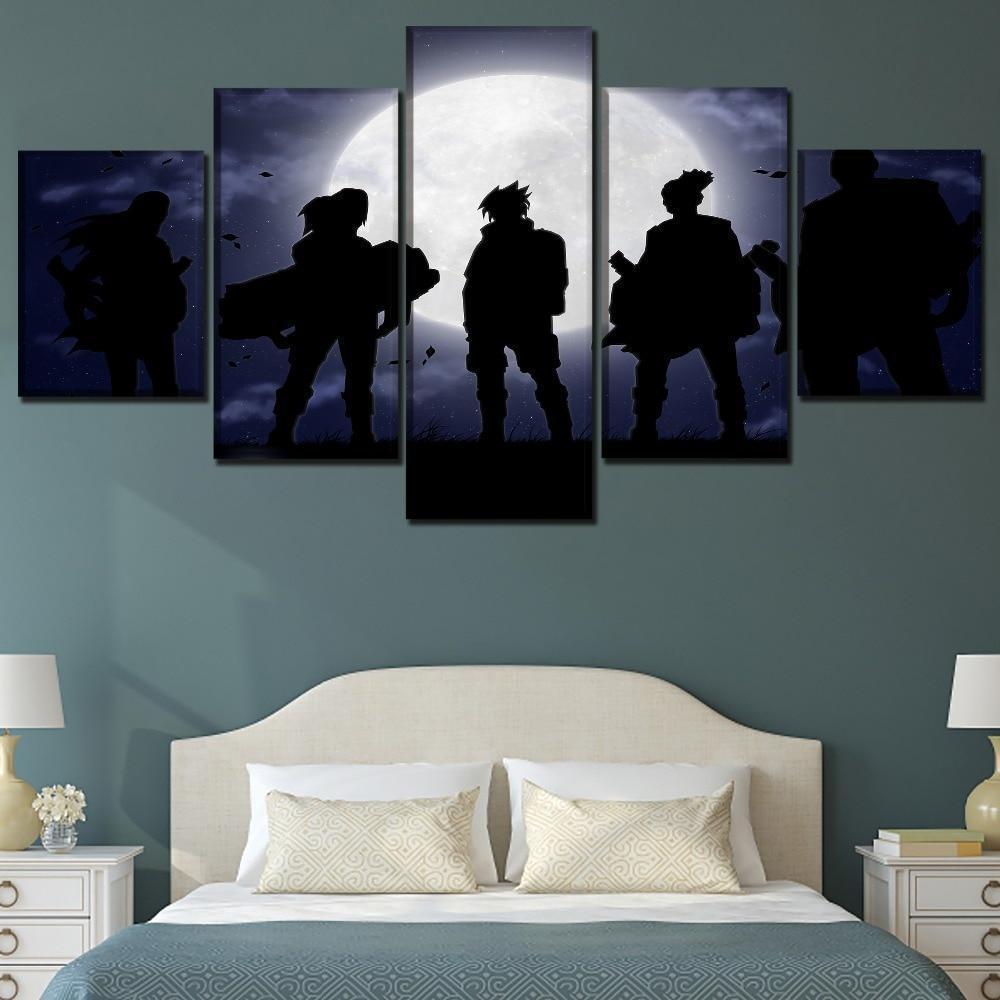 Naruto Role Black Shadow  Anime Canvas Wall Art