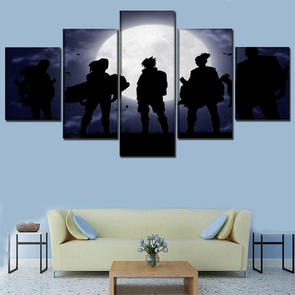 Naruto Role Black Shadow  Anime Canvas Wall Art