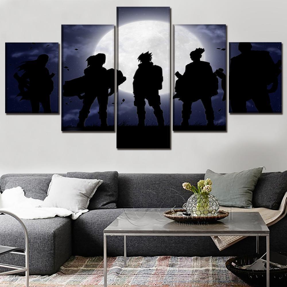 Naruto Role Black Shadow  Anime Canvas Wall Art