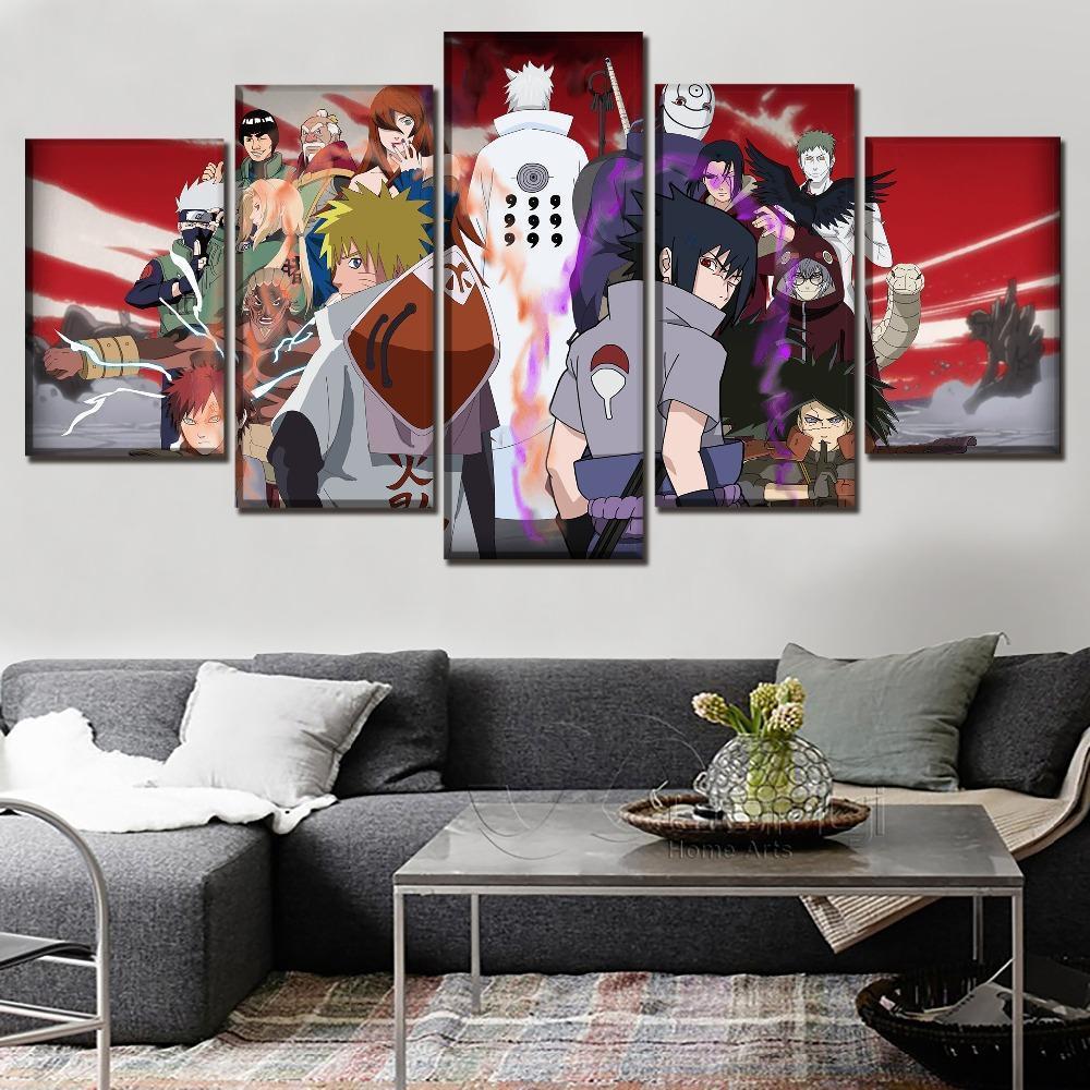 Naruto Role Poster Anime Canvas Wall Art