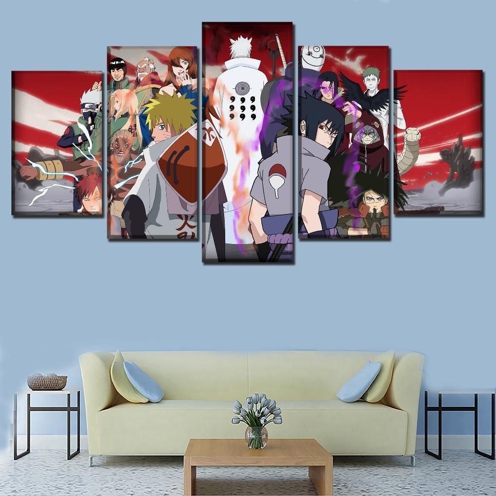 Naruto Role Poster Anime Canvas Wall Art