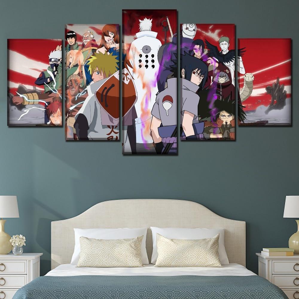 Naruto Role Poster Anime Canvas Wall Art