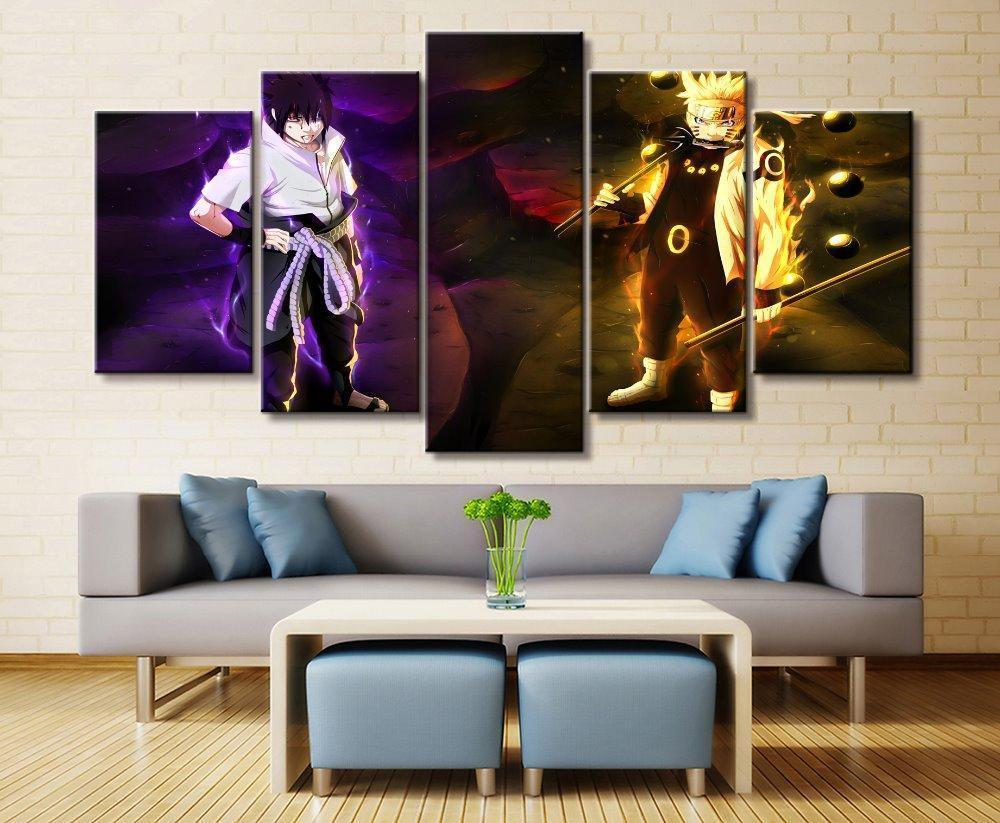 Naruto Sasuke 4 Anime Canvas Wall Art