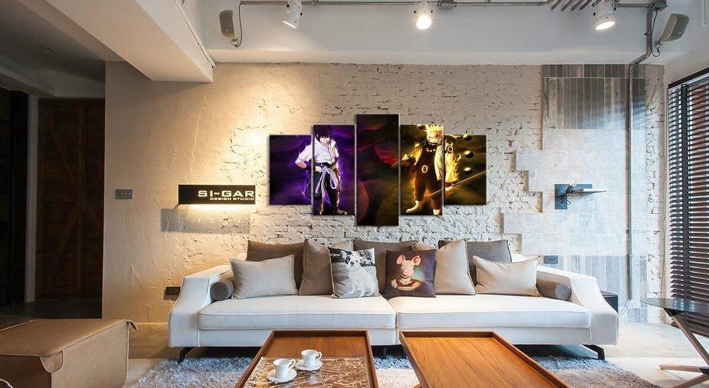 Naruto Sasuke 4 Anime Canvas Wall Art