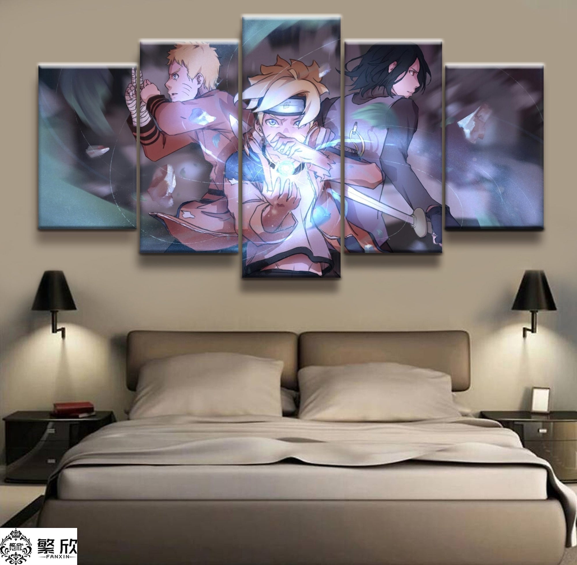 Naruto Sasuke  Anime Canvas Wall Art