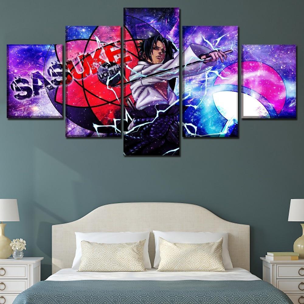 Naruto Sasuke Uchiha 2 Anime Canvas Wall Art