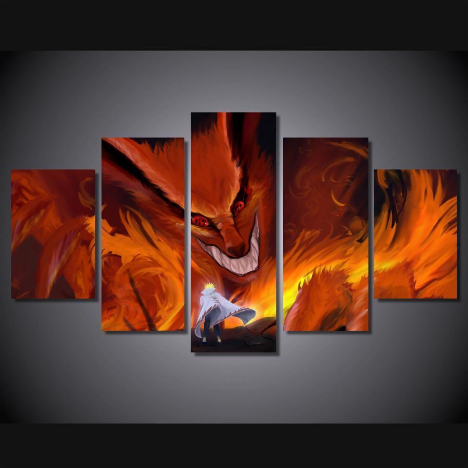 Naruto  "THE DEVIL WITHIN" Anime Canvas Wall Art