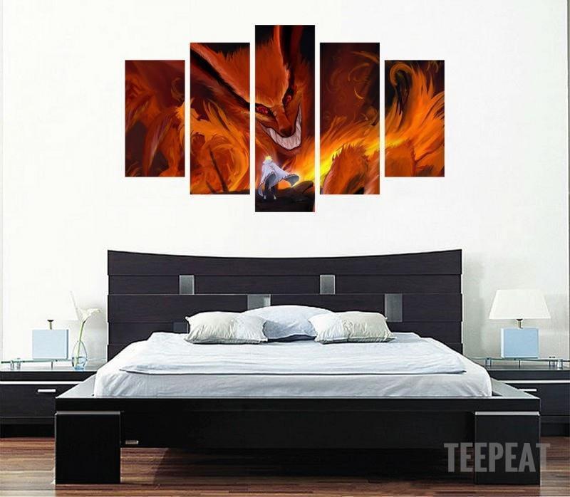 Naruto  "THE DEVIL WITHIN" Anime Canvas Wall Art