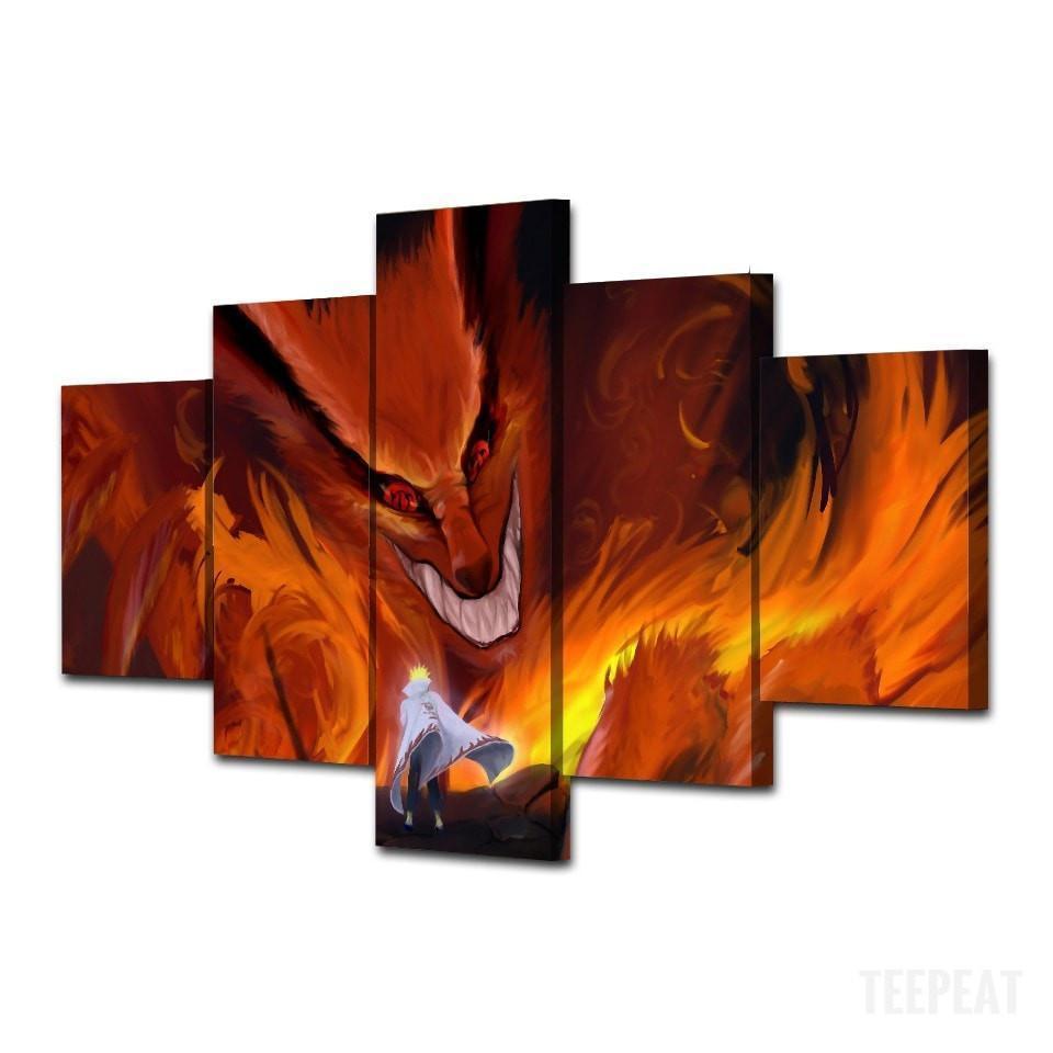 Naruto  "THE DEVIL WITHIN" Anime Canvas Wall Art