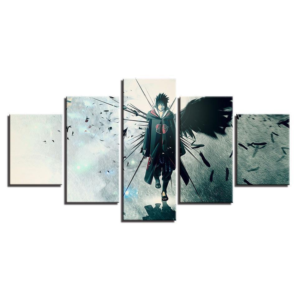 Naruto: Uchiha Sasuke Anime Canvas Wall Art