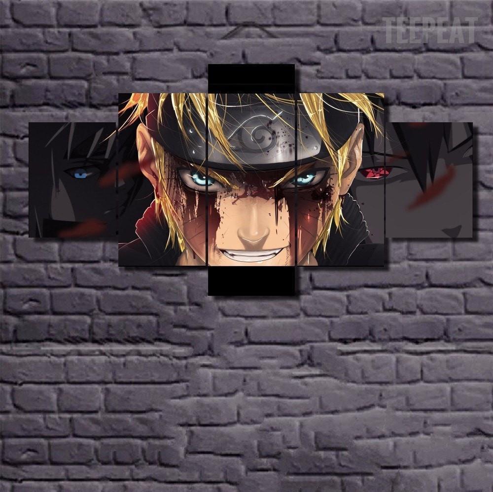 Naruto V5 Anime Canvas Wall Art