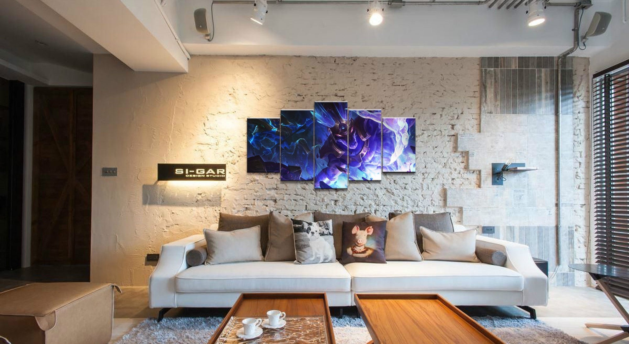 LOL League Of Legends Nasus 3 Gaming Canvas Wall Art