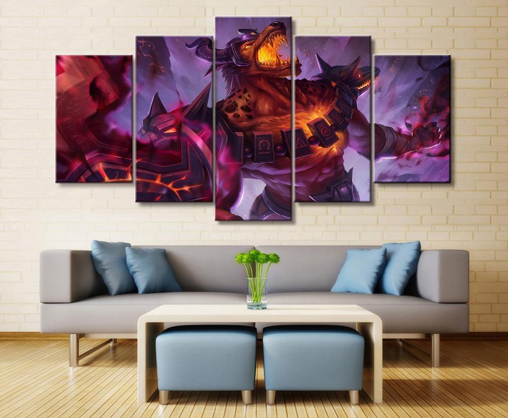 LOL League Of Legends Nasus Gaming Canvas Wall Art