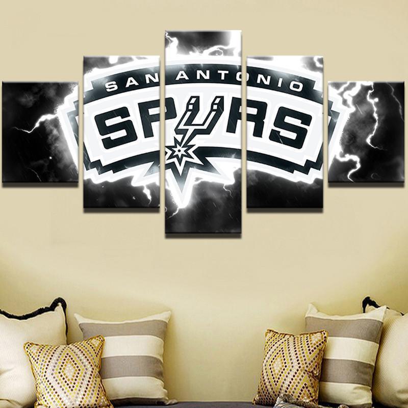 NBA San Antonio Spurs NBA Basketball Canvas Wall Art