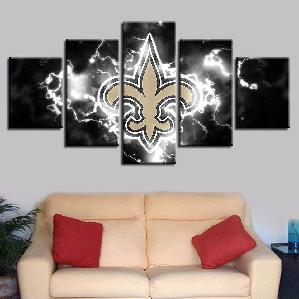 New Orleans Saints  Football Canvas Wall Art