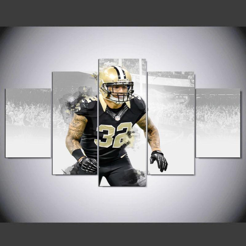 New Orleans Saints Player 32 Kenny Vaccaro  Football Canvas Wall Art