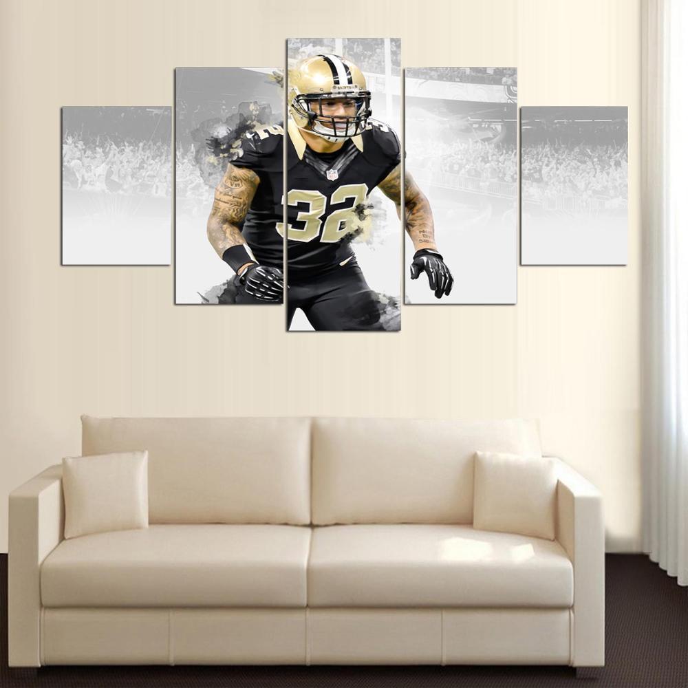 New Orleans Saints Player 32 Kenny Vaccaro  Football Canvas Wall Art
