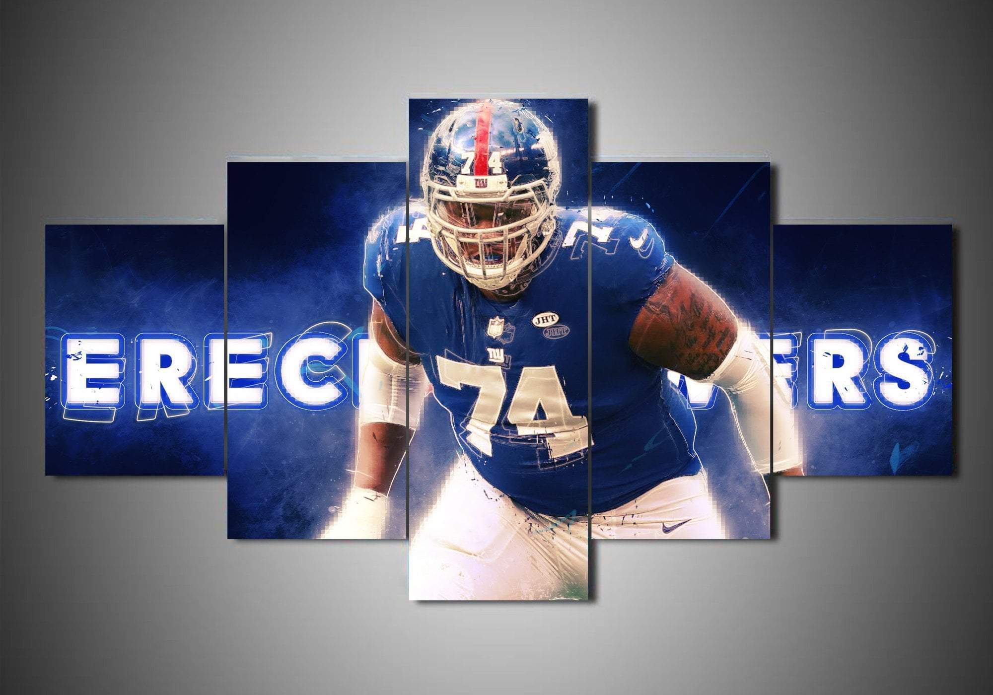 New York Giants Ereck Flowers Sport Canvas Wall Art