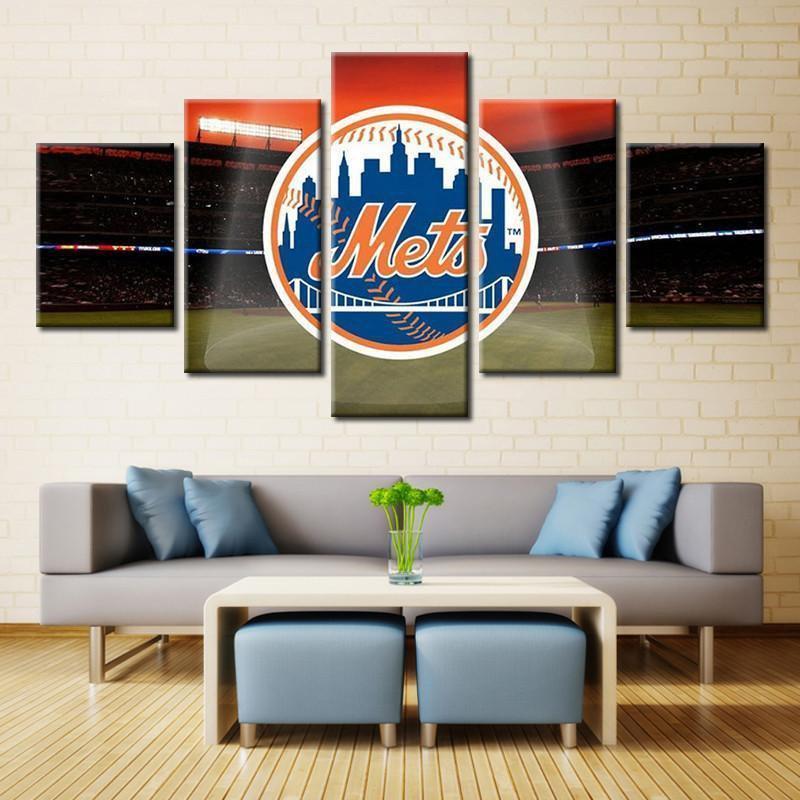New York Mets Stadium  Baseball Canvas Wall Art