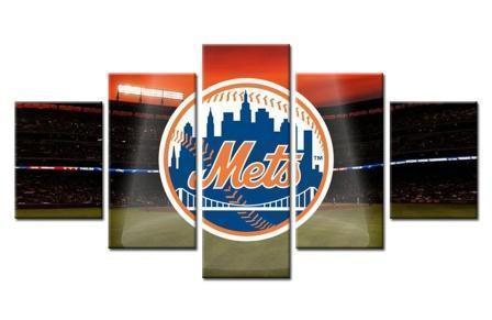 New York Mets Stadium  Baseball Canvas Wall Art