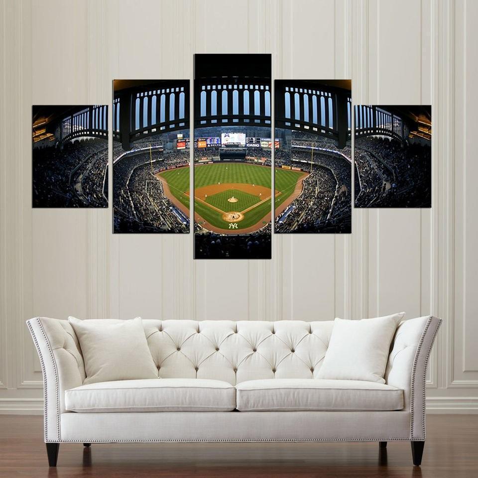 New York Yankees Stadium 2  Baseball Canvas Wall Art