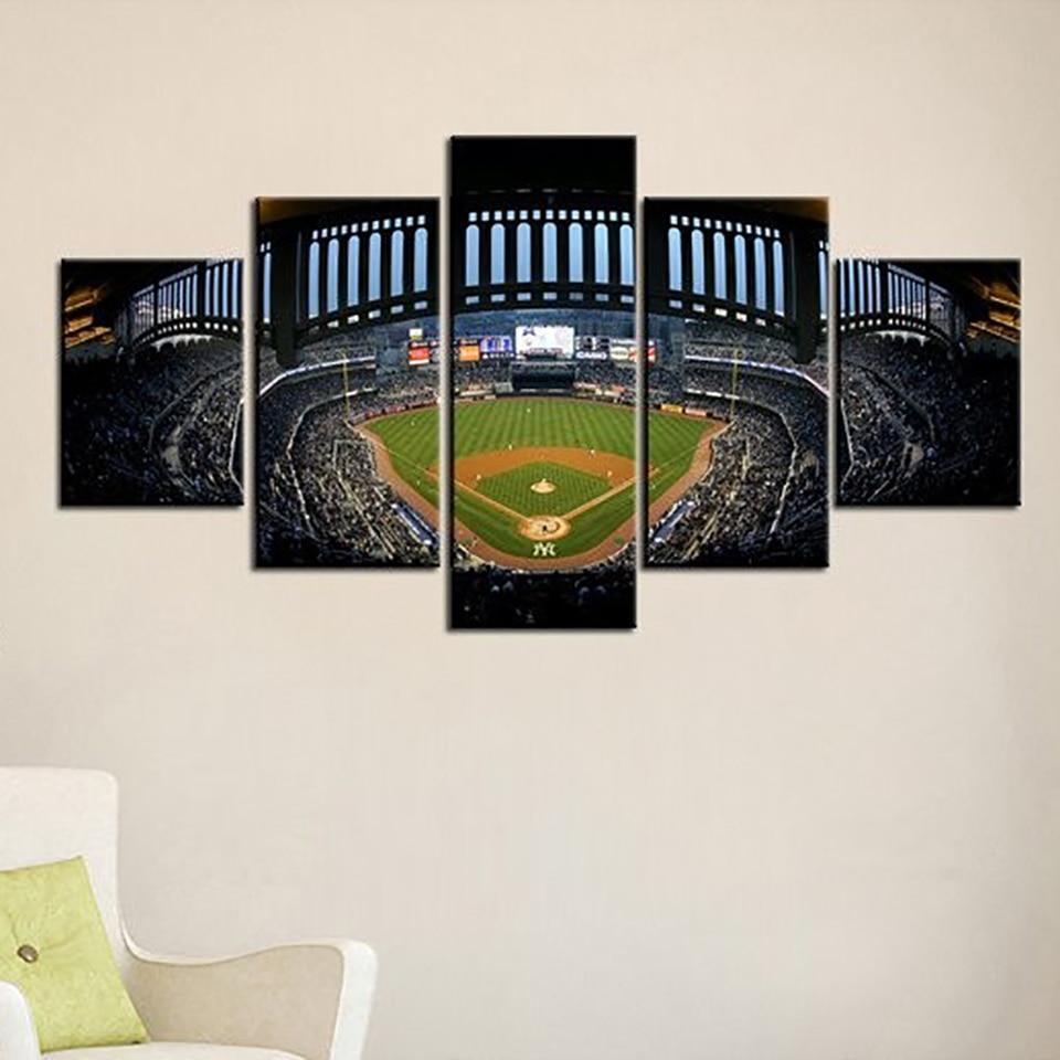 New York Yankees Stadium 2  Baseball Canvas Wall Art