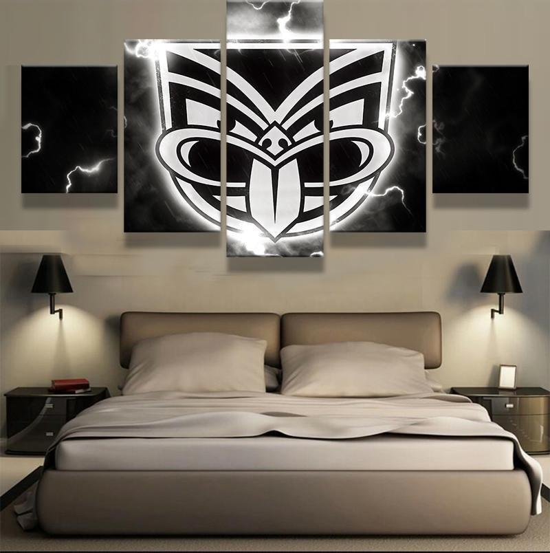 New Zealand Rugby League Logo NRL Football Canvas Wall Art