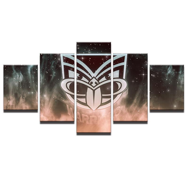 New Zealand Warriors NRL Football Canvas Wall Art
