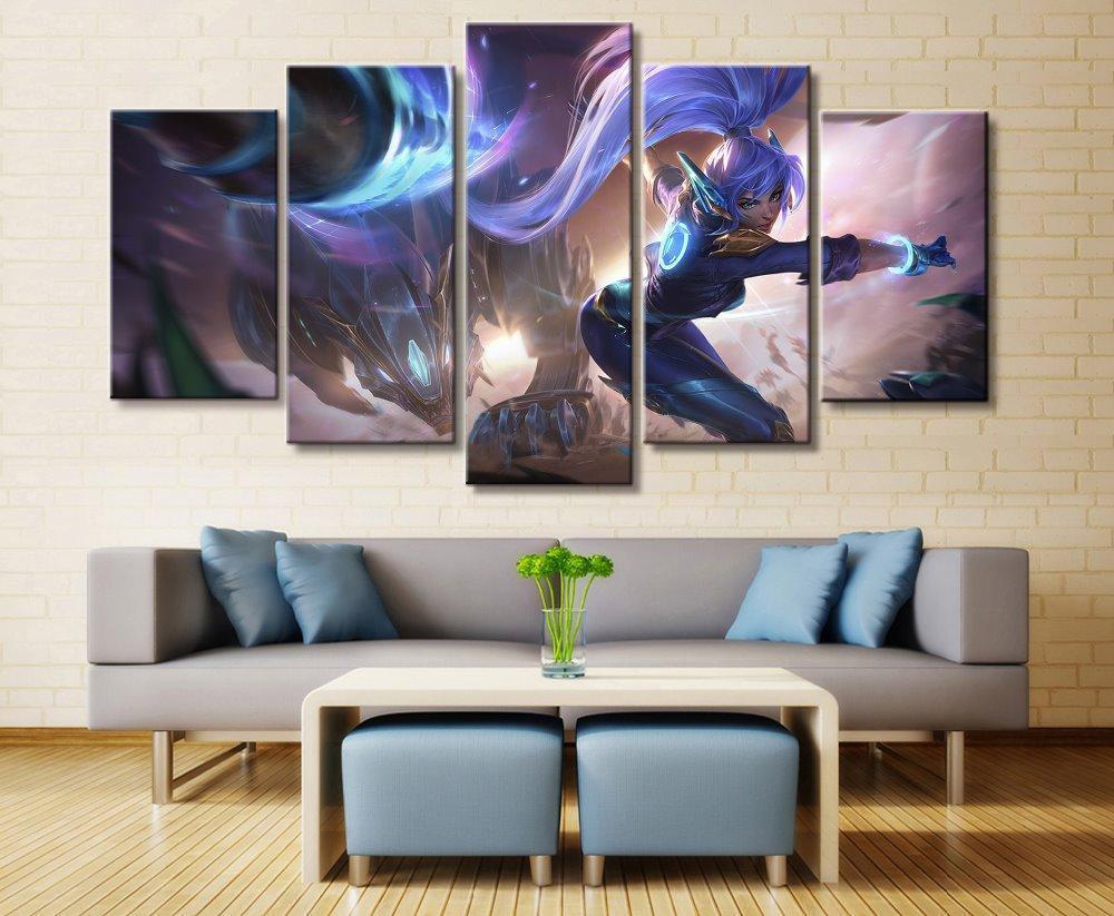 LOL League Of Legends Nidalee 2 Game Canvas Wall Art